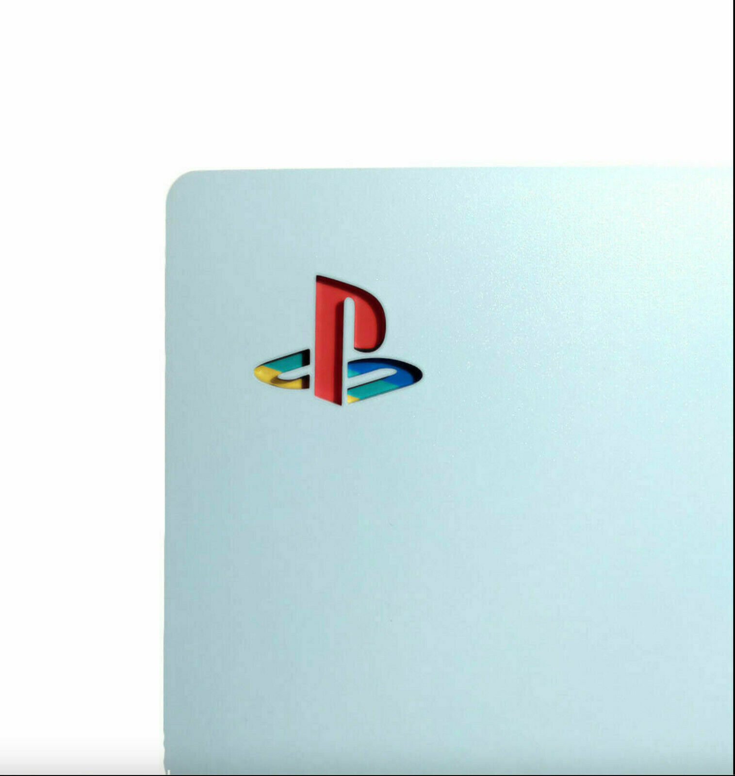  PS5 Logo Underlay Sticker for Playstation 5 Console & PS Logo  Vinyl Decal Sticker for DualSense Controller (Classic Retro-Look Color) - 2  Packs : Electronics