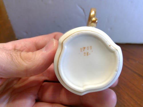 Antique Carlsbad Austria Hand Painted Roses Cup & Saucer Set - Picture 10 of 15