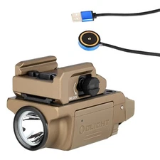 Olight PL-MINI 3 Valkyrie 600 Lumen Rechargeable Rail Mount Flashlight (Tan)
