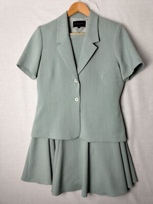 Hudson & Onslow Formal Outfit 2 Piece Teal/Pale Blue   Women s UK 12