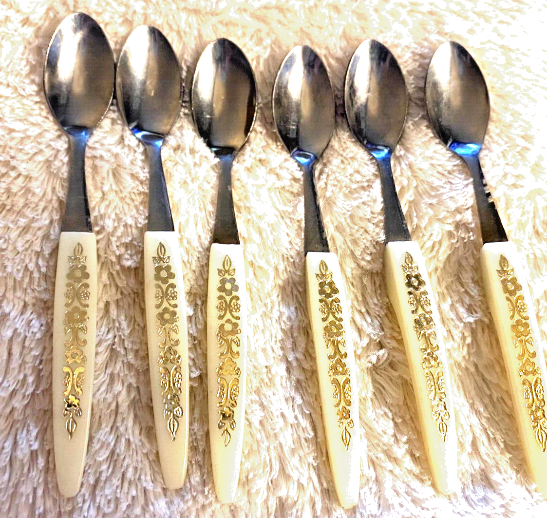 Vintage Set of 6 Stainless Steel “Little Spoons” Japan | eBay