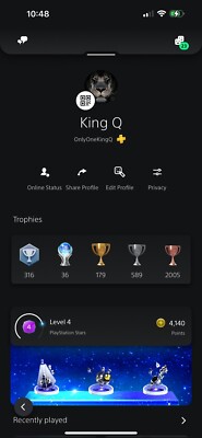 PS4/PS5 Platinum Trophies