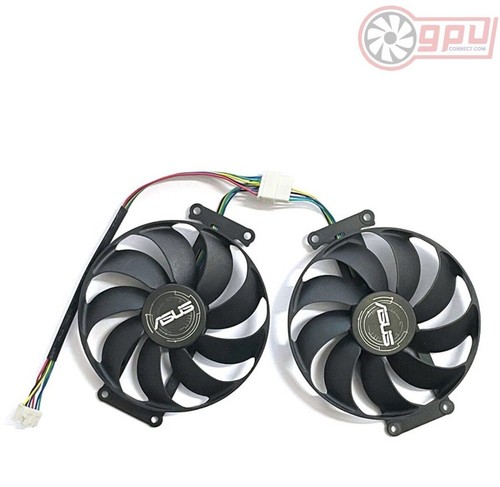 ASUS RTX 2060 2070 GTX 1660 DUAL EVO - Zamienny zestaw wentylatorów chłodzących GPU - Zdjęcie 2 z 6