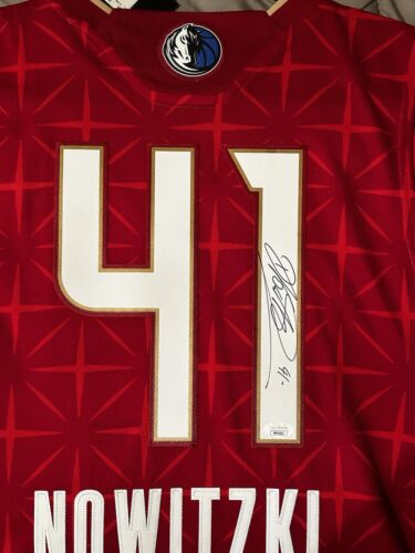 Dirk Nowitzki Signed 2010 Dallas All Star Game Mavericks Jersey JSA COA Auto