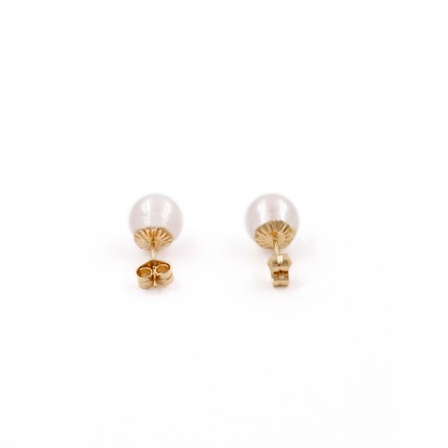 Pendientes Perlas Blancas Japonesas Akoya de Agua Salada y Oro Amarillo 18K - Imagen 37 de 38