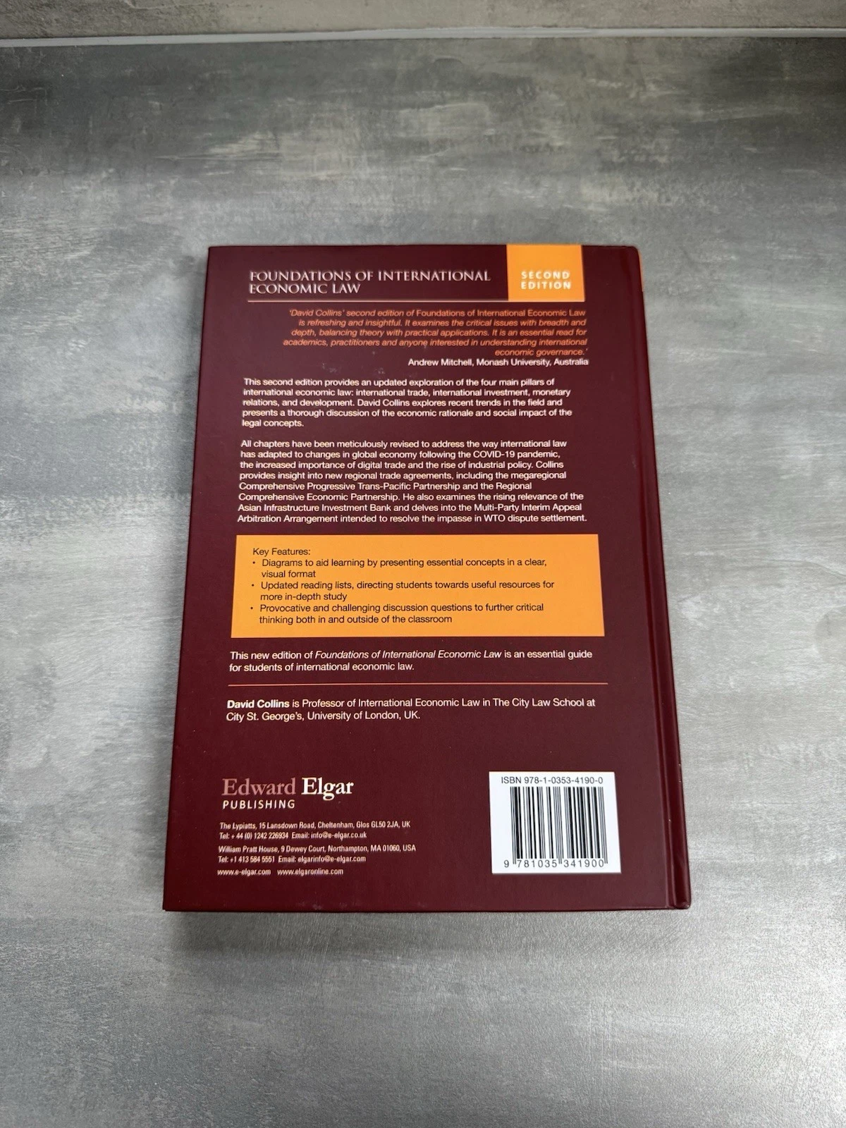 Foundations of International Economic Law by David Collins - 9781035341900 7