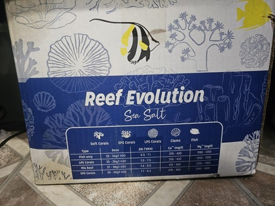 #ad #ad Reef Evolution Sea Salt 28kg 200 Gallon Mix 4 Bags – New Sealed Inside Box $89.99