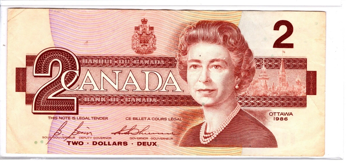 Circulated 1986 Banknote Bank of Canada Paper Money for sale | eBay