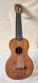 Vintage Oliver Ditson Boston Mahogany Soprano Ukulele 4 String c1920s