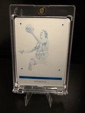 2022-23 Panini Flawless All Stars Dirk Nowitzki Printing Plate Cyan 1/1