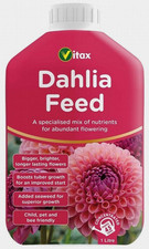 Vitax Dahlia Plant Feed Food Liquid Fertiliser Healthy Growth 1L makes 45 litres 9.79 per litre