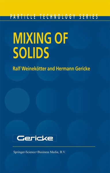 Mixing Of Solids Ralf WeineköTter (U. A.) Taschenbuch Xvi Englisch 2010 Springer-image