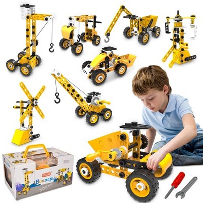 STEM Building Toys, 10 in 1 Construction Set for Preschool Kids, Educational ...