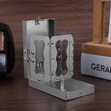 Folding Pocket Candle Lantern Portable Outdoor Candle Lamp Metal for Outdoor