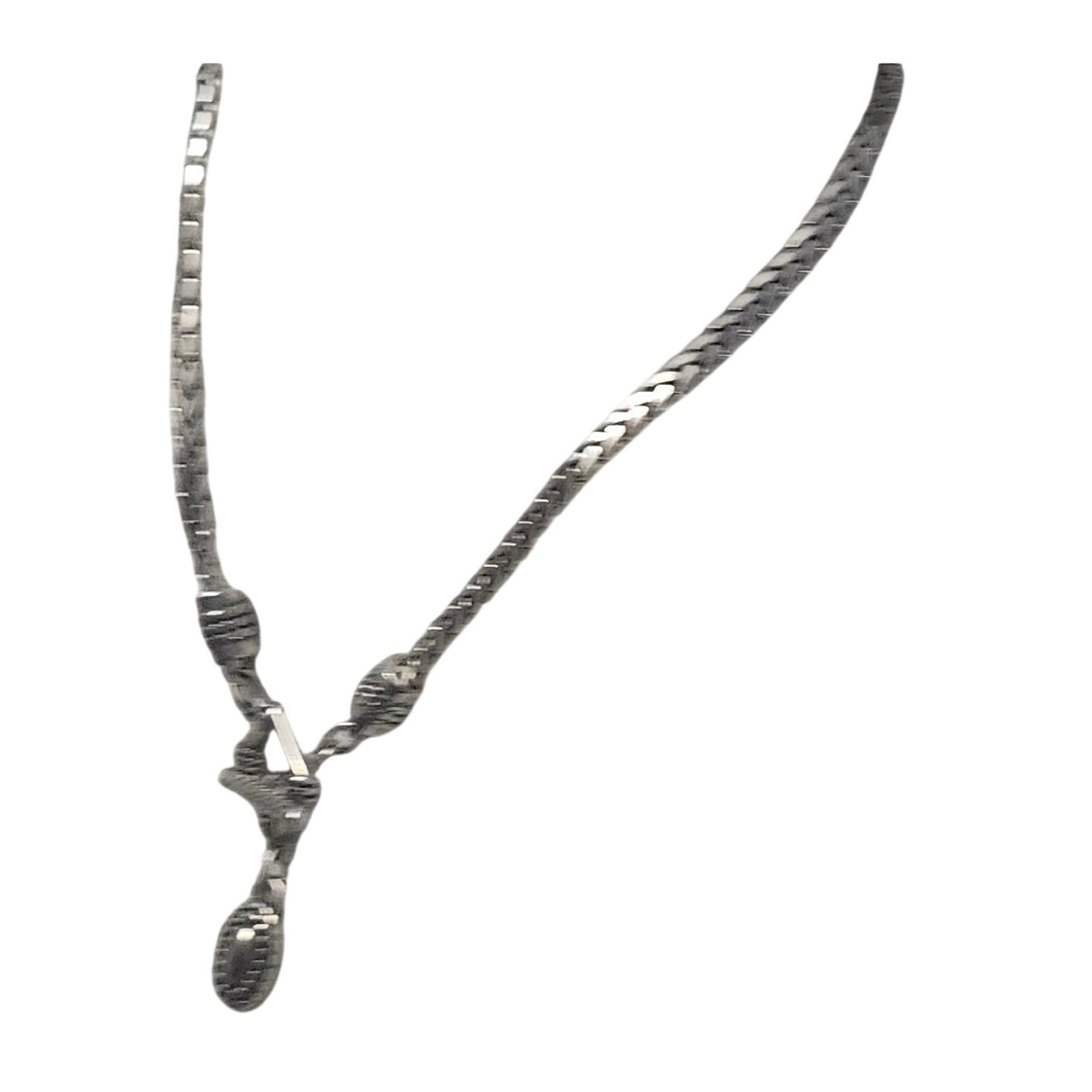 Brighton Signed  Silver Plated  Toggle Necklace - image 3