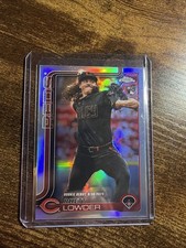 RHETT LOWDER REDS 2025 TOPPS CHROME ROOKIE REFRACTOR