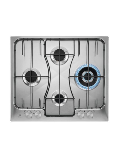 ELECTROLUX RGG6243LOX PIANO COTTURA GAS 60 CM 4 FUOCHI INOX - Foto 1 di 1