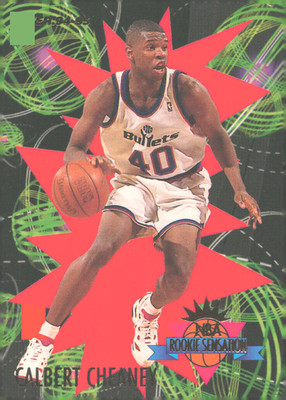 1994-95 Fleer - Rookie Sensation Calbert Cheaney #5 Bullets