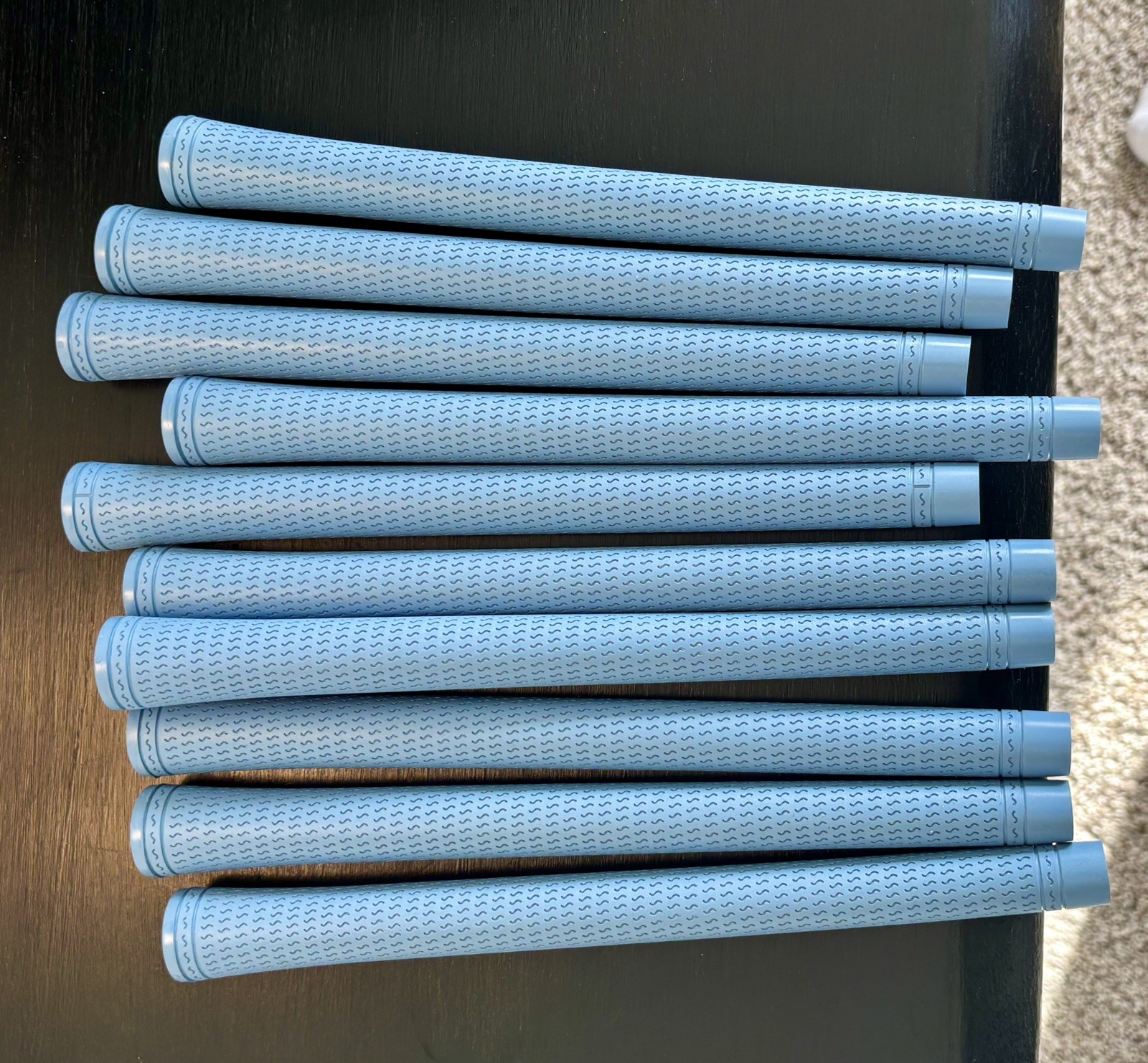 10 Rare Tar Heel Blue Star Golf Grips Sidewinder 360, Size Standard