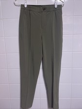Banana Republic Women's Size Extra Small Pant Airstretch Khaki Green Athleisure