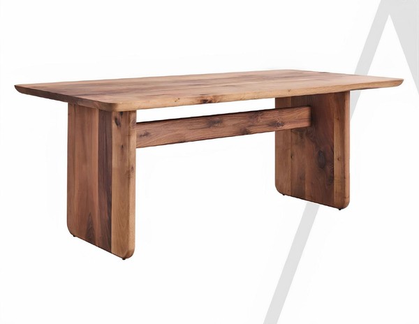 Esstisch Stil Modern Farbe Braun Neu Holz Praktisch Rechteckig GeräUmig-image