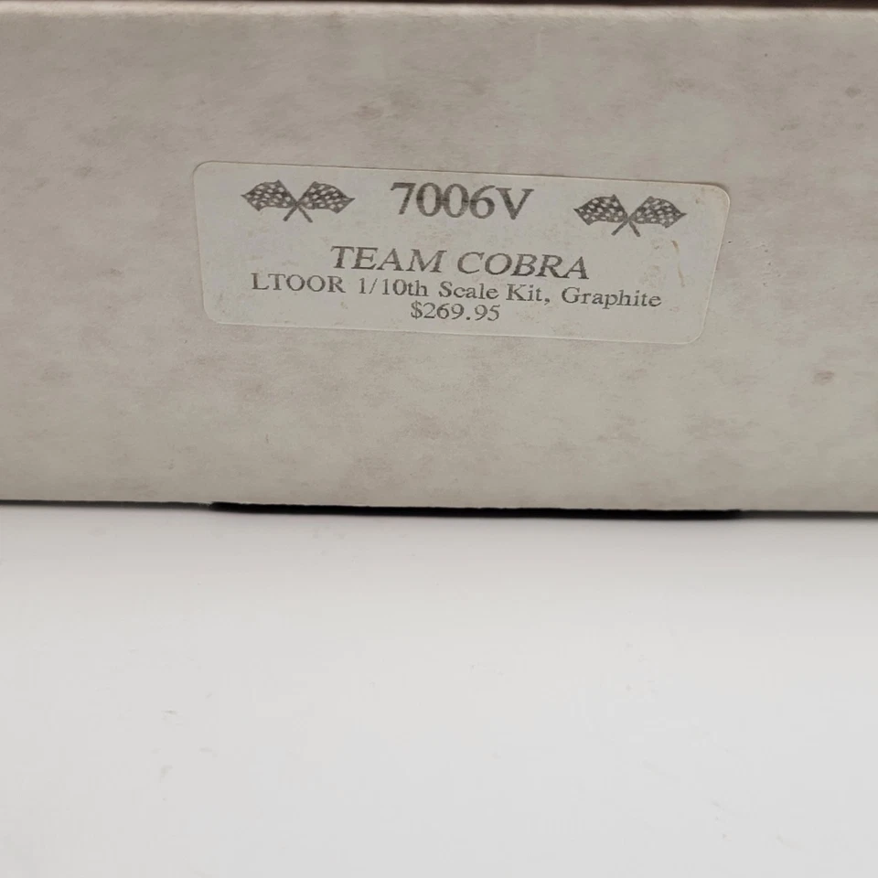 NIB Vintage Team Cobra 1/10th Graphite LTOOR Pan Car 7006V - Image 4 of 4