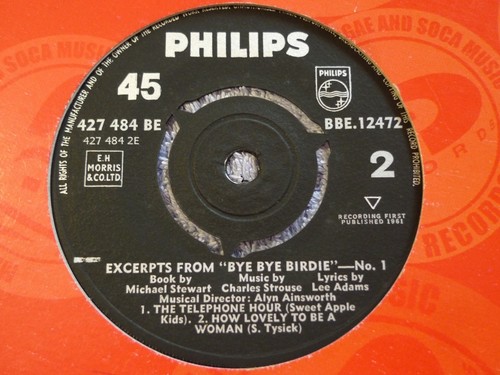 EP-MARTY WILDE/CHITA RIVERA-BYE BYE BIRDIE No1-PHILIPS - Picture 4 of 4