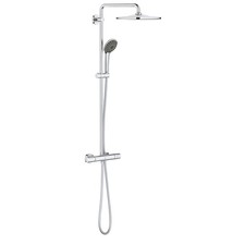 Image of Grohe Vitalio Joy 310 Chrome effect Thermostatic Mixer Multi head shower