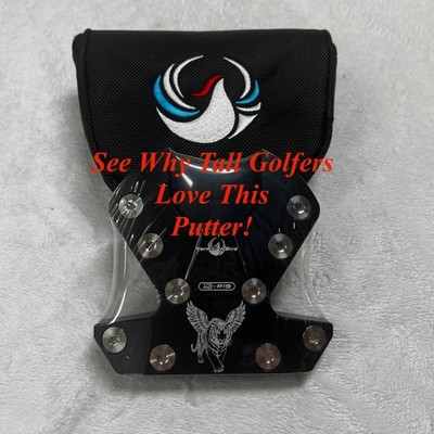 Broomstick/Vermillion Bird P19 (45) 2P Grip-Carb/Steel (White) LH-Men RH  Putter