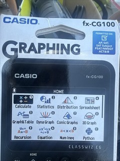 CASIO FX CG100 WA IT ClassWiz Color Graphing Calculator with 3D Graph NIB