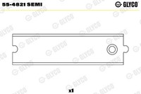 Lagerbuchse Pleuel Glyco 55-4821 Semi FüR Opel Vivaro Renault Nissan X83 M9R M1D