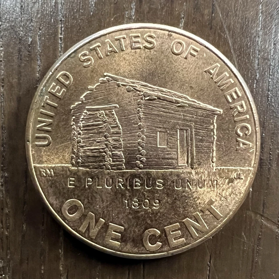 2009 D Lincoln Bicentennial Penny Log Cabin DDO DDR GEM Variety Error MS Fine AU - Image 2 of 2