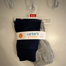 Carter's Just One You Baby Solid Pants 2-Pack Navy/Gray, 6 Months