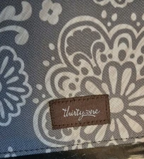 Thirty-One Collapsible Grey And White Cube  Recycling Bin