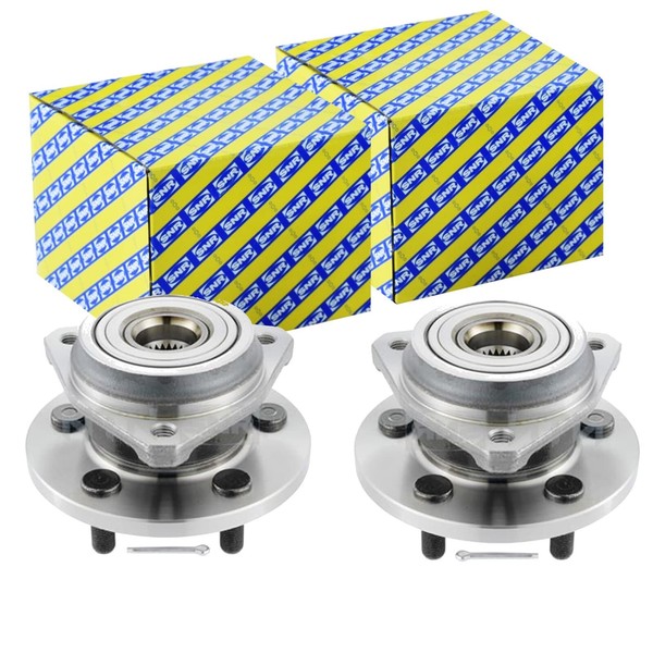 2X Snr RADLAGER-SATZ Vorne Passend FÜR Jeep Cherokee Grand Wrangler Links+Rechts-image