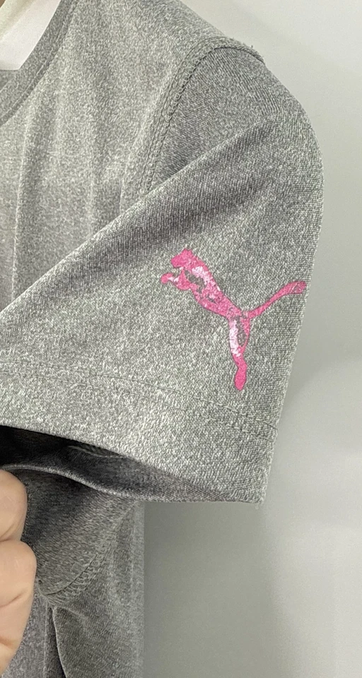 Camiseta atlética feminina Puma Activewear manga curta poliéster tamanho XL - Imagem 3 de 4