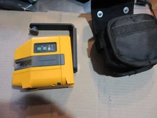 PLS 6g cross-line & point green laser level working in case