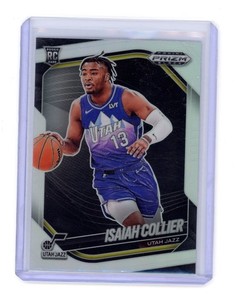 Isaiah Collier 2024-25 Prizm Black RC Silver Prizms Rookie #32 Jazz