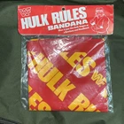 WWF Officially Licensed Hulk Hogan Hulk Rules 1988 Bandana Headband New Sealed