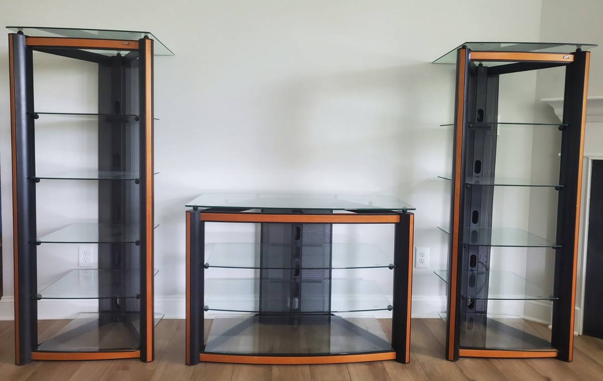 Bell'O ATC-2101, Hi-fi Entertainment Center, Tempered Glass