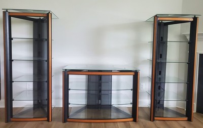 Bell'O ATC-2101, Hi-fi Entertainment Center, Tempered Glass