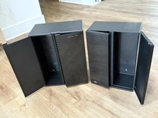 Laserline CD6000 & CD60D CD Storage Cases Lot w/ Doors 60 EA, 120 CDs Total!