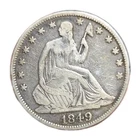1849-O Seated Liberty Half Dollar .50. Net Choice Fine.