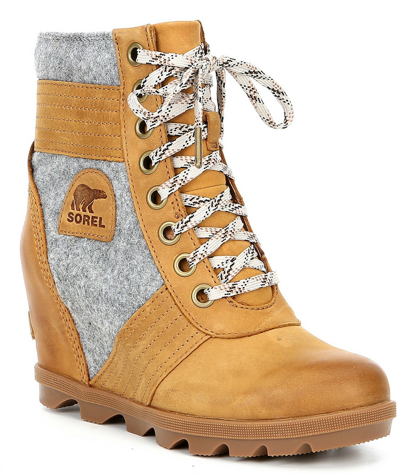 Sorel Women's Lexie Wedge Boots Brown 9.5