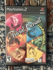Ps2 PlayStation 2 Trivial Pursuit Unhinged Game Complete 2004