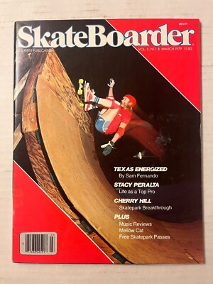 SKATEBOARDER Magazine Vol 5 No 8 Mar 1979 STACY PERALTA KEVIN ANDERSON