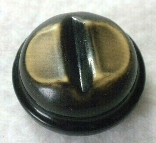 Vintage Large Chunky Men's Top Hat Bakelite Shank Button Lot # B 111 - Picture 9 of 11