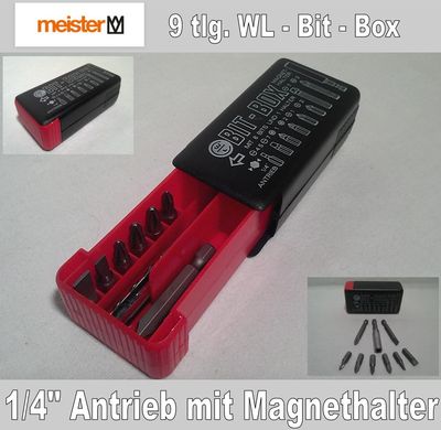 Bit Box, Satz 9-tlg. mit 8 Bits und 1 Magnethalter