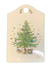 Nikko Ceramic Snack and Cheese Board Happy Holidays Christmastime Serving 