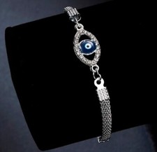 Various Styles Silver Gold Evil Eye Hamsa Bracelet Chain Crystal Kabbalah Fatima